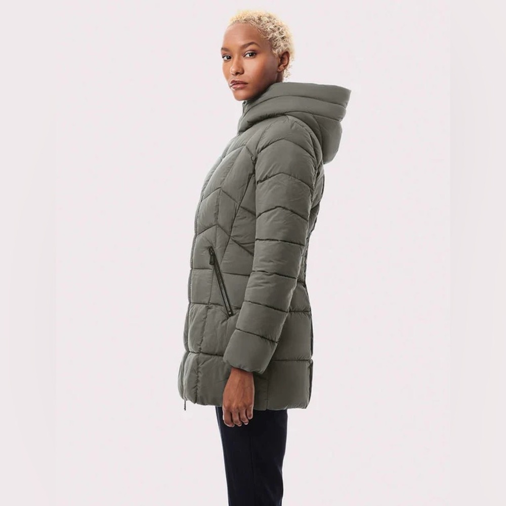 Bernardo Women's Puffer Jacket - Dark Gray Size Large NWT - Picture 15 of 17